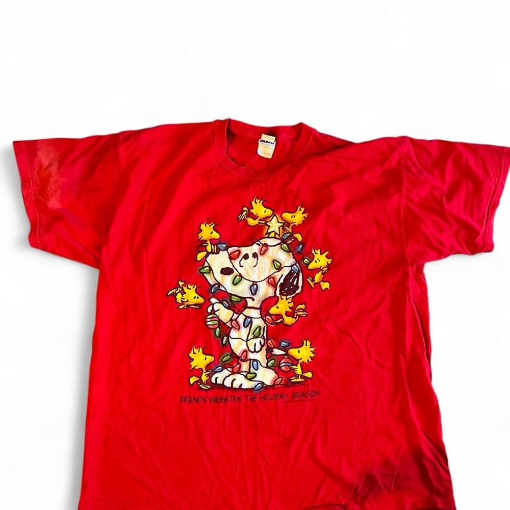 Peanuts Snoopy Christmas T-Shirt Size 2XL